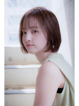 ヘアーズ ベリー 長住店(hairs BERRY) ★BERRY切りっぱなしボブ美髪タンバルモリシフォンベージュ