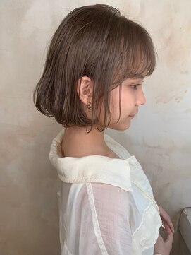 ニスル 町田店(NISURU) 似合わせカット/大人ガーリー/ダークアッシュ/着物/町田/町田駅