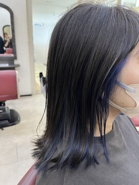ヘアーデザインロアール(HairDesign  LOIRE) ネイビーカラー