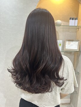 カラークチュール(Color Couture) ピンクブラウン/暖色カラー/小顔に見せるヘア/韓国ヘア/大宮