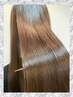 【艶髪】縮毛矯正+ハホニコトリートメント(3step)+Cut　￥19,800→￥15,840