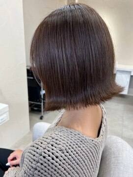 ドロシー 郡山桑野店(Dorothy) 黒髪ボブルフネビージュ小顔ワンレン