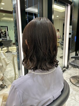 アピッシュ ギンザ(apish ginza) ボブパーマ/コテ巻き風パーマ/結べるボブ/前髪パーマ