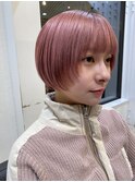 青味のあるピンクカラー