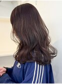 ロング顔周りレイヤー韓国ヘア美髪_ba502121