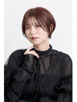 ミチオ ノザワ ヘアサロン ギンザ(Michio Nozawa HAIR SALON Ginza)&nbsp;30代40代小顔カットショートボブ丸ブラウングレージュ