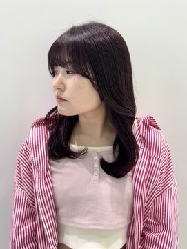 ノラジャーニー(NORA Journey) 【上田】顔周りレイヤーカット赤み消しカラーラベンダー