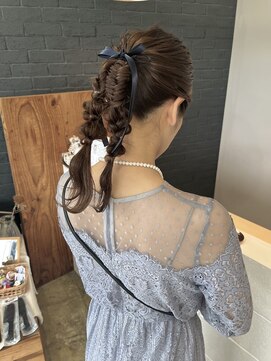 ヘアコレクション アンジュ(Hair collection Unge) ツインポニーヘアセット*