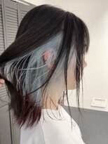 アンドソー 池袋(&so.)&nbsp;インナーカラー/デザインカラー/ボブ/ホワイトカラー