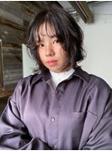 似合わせボブカット×パーマ/岡山/暗髪・黒髪