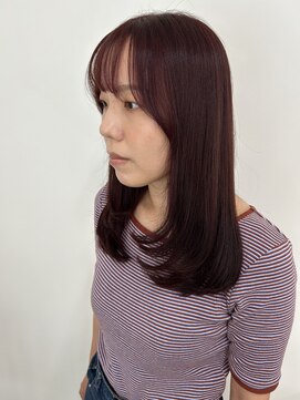 ガーネットプラス(Garnet+) ミディアムレイヤー×ボルドーカラー