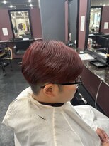 アイズ 渋沢(AIZU)&nbsp;メンズカット　レッドカラー