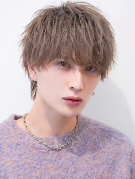 オーシャントーキョー 神戸(OCEAN TOKYO KOBE) ツイスパショートウルフナチュラルツーブロック七三パーマ