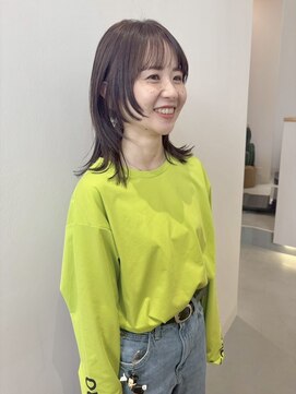 20代30代/平尾/レイヤーカット/カラー/顔周り/前髪