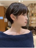 前髪あり/マッシュショート/ショート/大人女性/似合わせ/恵比寿
