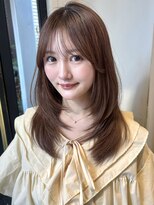 ナナローネス 渋谷(nana loness)&nbsp;レイヤーカット　ロングレイヤー　顔まわりカット　前髪カット