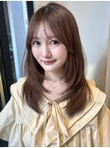 レイヤーカット ロングレイヤー 顔まわりカット 前髪カット