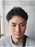 20代30代40代【ランダムパーマ】刈り上げ大人男子