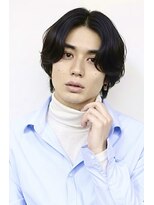 ソレイユ(Soleil) 30代40代50代ビジネスマン向け清潔感センターパートメンズボブ