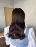 【岩田限定】ブリーチ無し艶髪暖色系Wカラー+トリートメント¥19030→¥14300