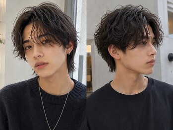 ブリンク 京橋(BLINK)の写真/【京橋◆21時半迄営業】ウェーブヘアやツイストスパイラルなどの各種メンズパーマお任せください!