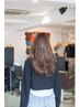 【新規】ブリーチなし白髪ぼかし｜カット＋カラー＋髪質改善Tr ￥11500