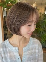 ヘアーズルーム 近鉄八尾(hair's RooM) 【近鉄八尾】 丸みショートボブ