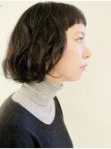 黒髪リラックスボブ【表参道/青山drop】