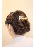 ≪le coeul ≫【095-800-1165】シニヨン風編み込み☆