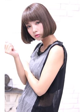 エフ ヘアーアンドリラクゼーション(F. hair & relaxation) 【F.】ショコラベージュ×ナチュラルボブ