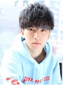 【FLAVA】グランジショート ソフトツーブロックフェザーマッシュ