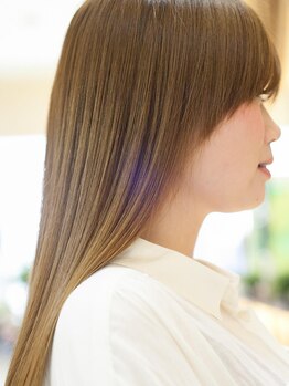 ゼン(ZEN)の写真/話題のPASTストレートでキレイなストレートヘアに！ダメージのない触れたくなる丸みのあるツヤ髪に♪