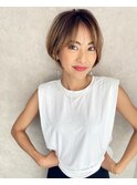 【赤荻】大人可愛いショートボブ