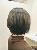 ショートグラデーション&アッシュカラー