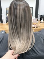 ワンスタイル(One style)&nbsp;【2ブリーチ】バレイヤージュ＋髪質改善トリートメント