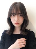 【韓国ヘア】ミディアムレイヤー