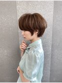 大人かわいいマッシュショート　美髪