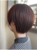 yadorigiヘア.ブラッドオレンジミニボブ