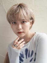 マセナ(Masena) くしゃっと無造作マッシュ×ミルクティベージュ