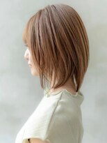 ハバナ 天神(HAVANA) 20代30大人レイヤーボブ/デザインカラー/オリーブベージュ