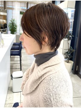 ステアケース 武蔵小杉店(stair:case) 大人ショート/耳かけ/ハンサム/脱白髪染め/ショートボブ30代40代