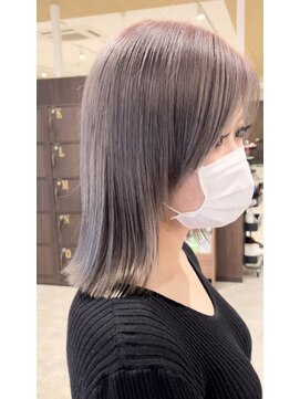 ビスポーク(BESPOKE) 大人かわいいダブルカラーブリーチグレージュカラー