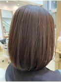 ジェルカラーでナチュラルボブ