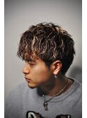 スパイラルパーマショート