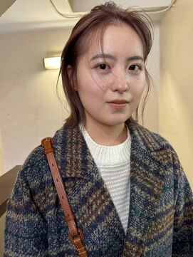 ソイ 下北沢(soi) 【worm beige】レイヤーボブ_ベージュカラー_センターパート