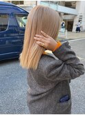【代官山/CANNA/ケアブリーチ】ハニーブロンド