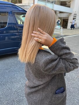 カンナ オーガニック ヘアデザイン(CANNA ORGANIC & HAIR DESIGN) 【代官山/CANNA/ケアブリーチ】ハニーブロンド