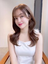 ベレーザ 渋谷(BELEZA)&nbsp;6383グレーベージュハイライトグラデーションカラー韓国波巻き