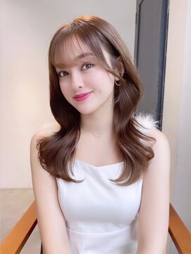 ベレーザ 渋谷(BELEZA) 6383グレーベージュハイライトグラデーションカラー韓国波巻き