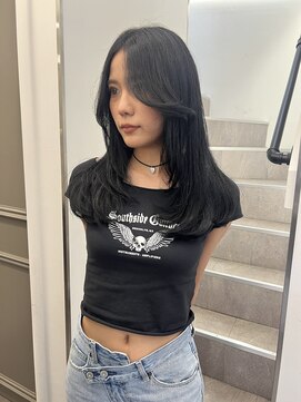 ログ オモテサンドウ(L.O.G OMOTESANDO) ロングレイヤーカットウルフカットマッシュウルフ20代30代40代
